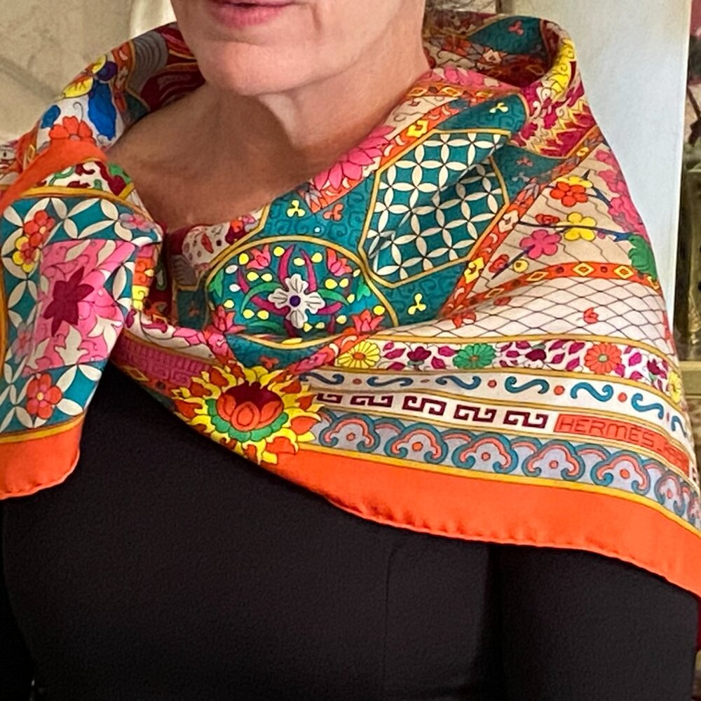 Hermes Collections Imperiales 90 Silk Scarf